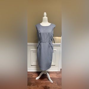 BNWT navy and white Jones New York dress